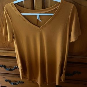 Mustard color top